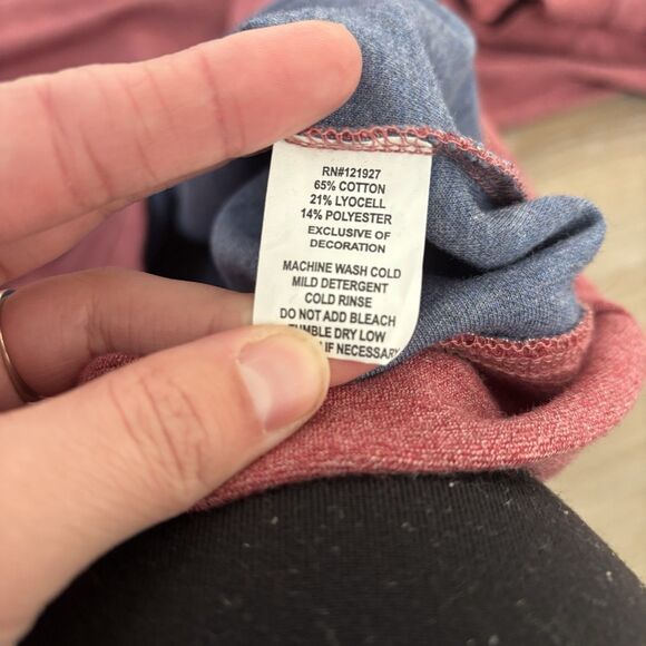 Johnnie O Pullover Mens Size 3XL Malibu Red Sully Quarter Zip Performance Shirt - Picture 5 of 7